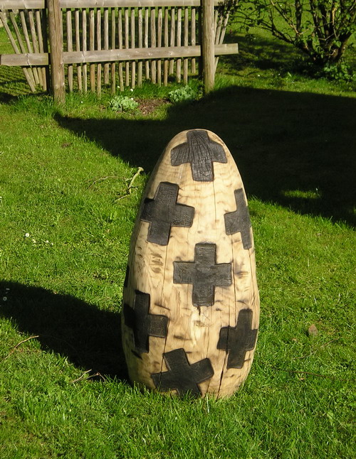 Menhir Gartenplastik